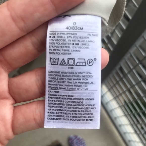 NWT Banana Republic Champagne Shine Shift Dress - Picture 6 of 7